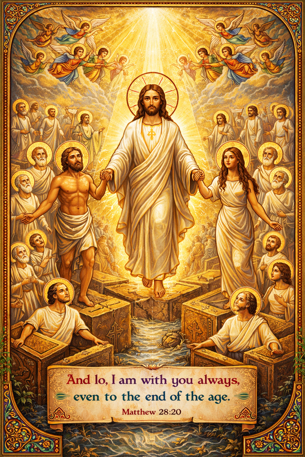 Coptic icon of the Resurrection