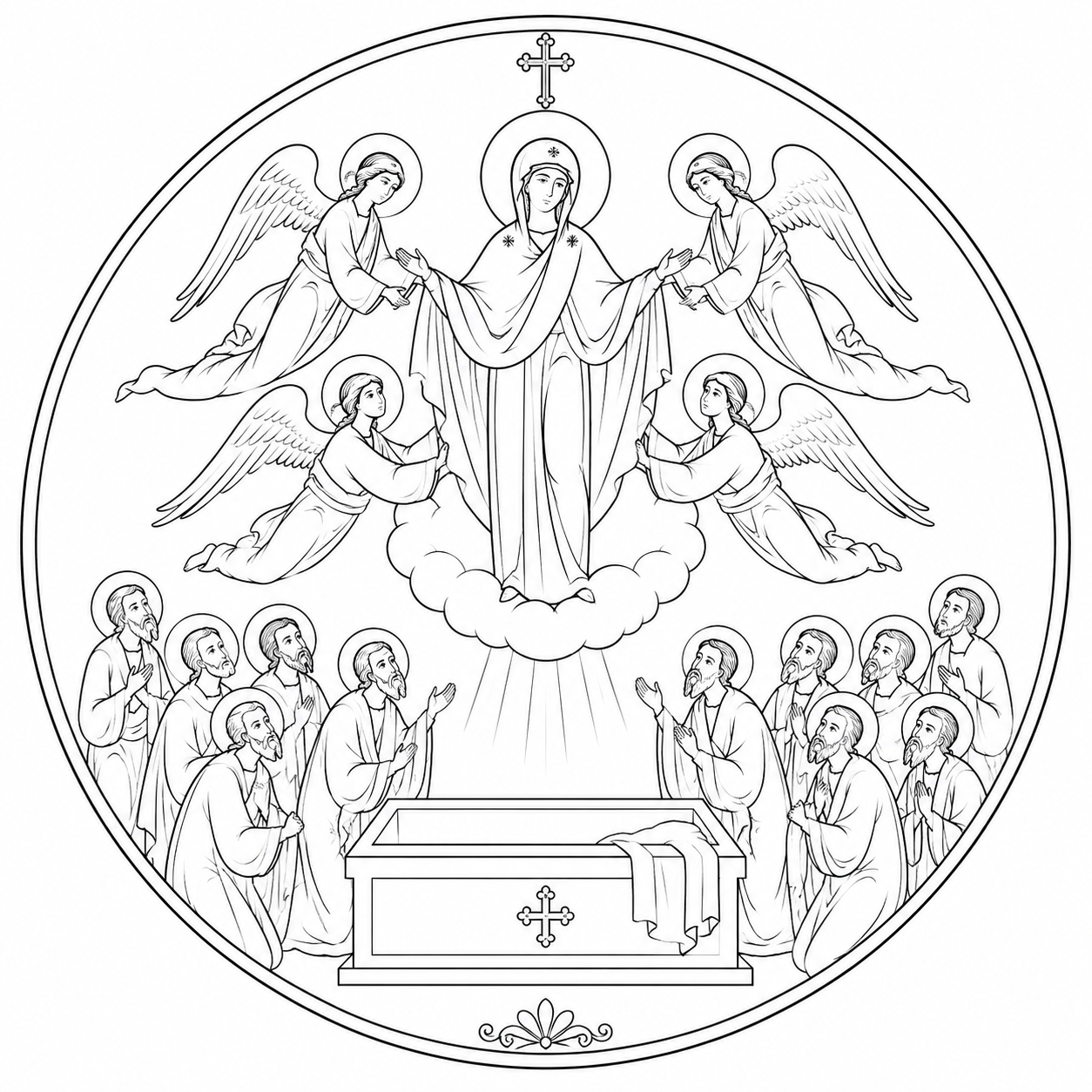 Virgin Mary icon